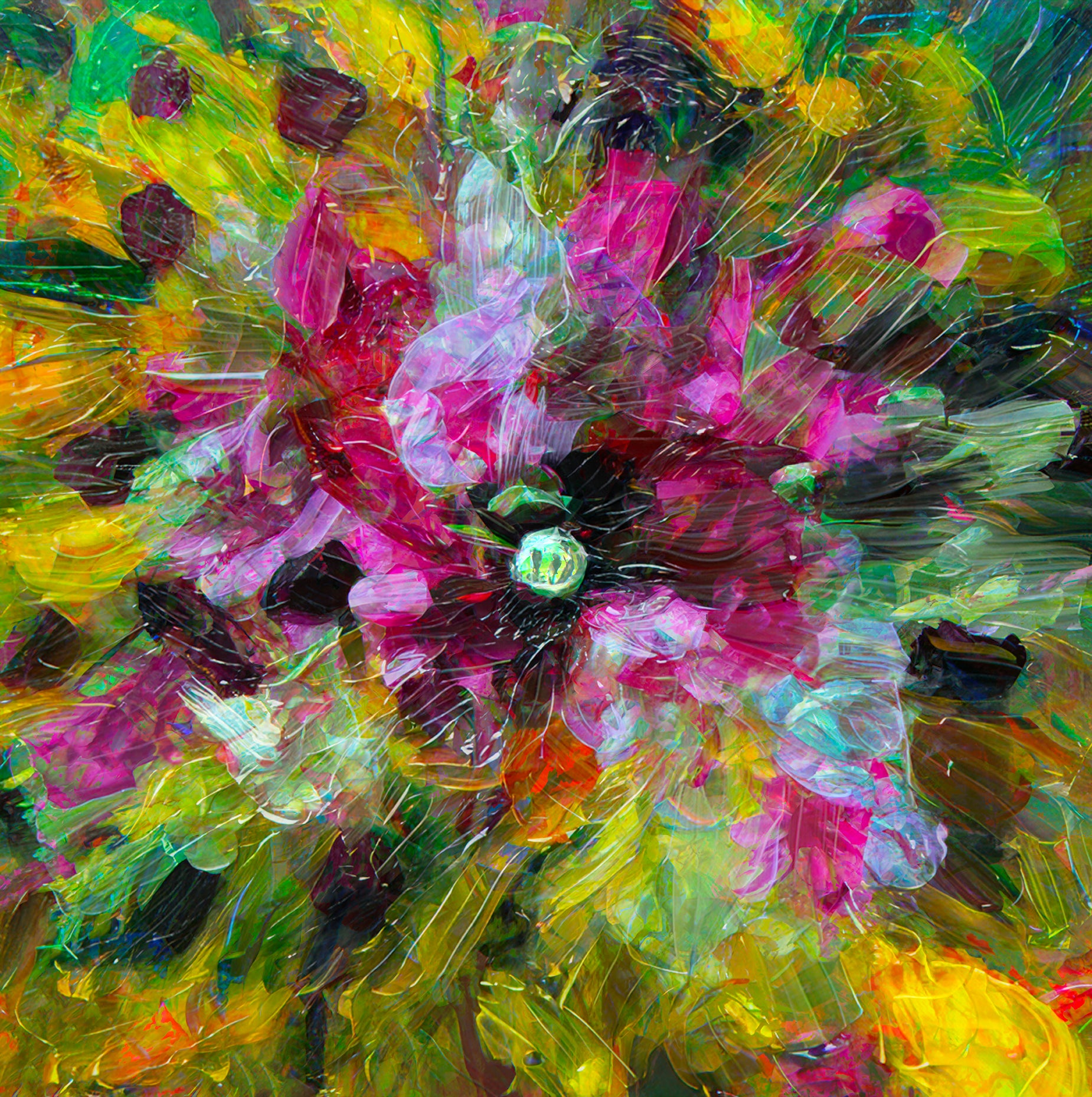 絵画 Frower art / bunmi / belle bloom Chromatic Bloom Expression – Bob Hundt Photography