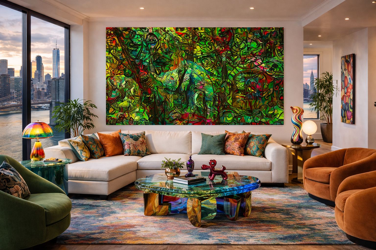 Rainforest Reverie – Costa Rica Cloud Forest Abstract Wall Art