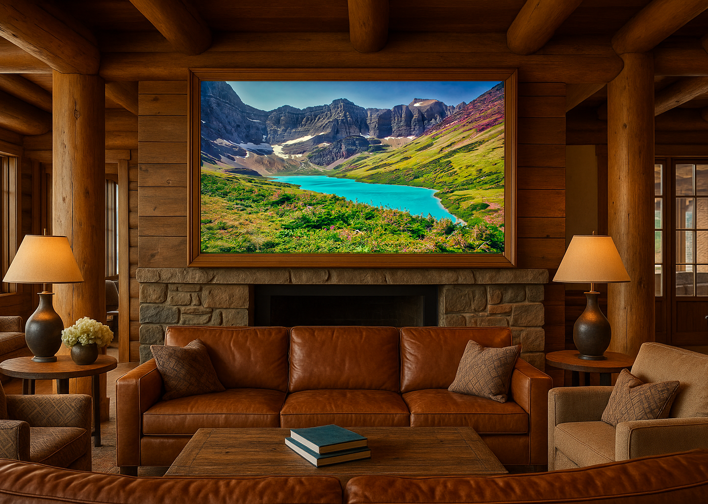 Cracker Lake Serenity – Glacier National Park Mountain Lake Wall