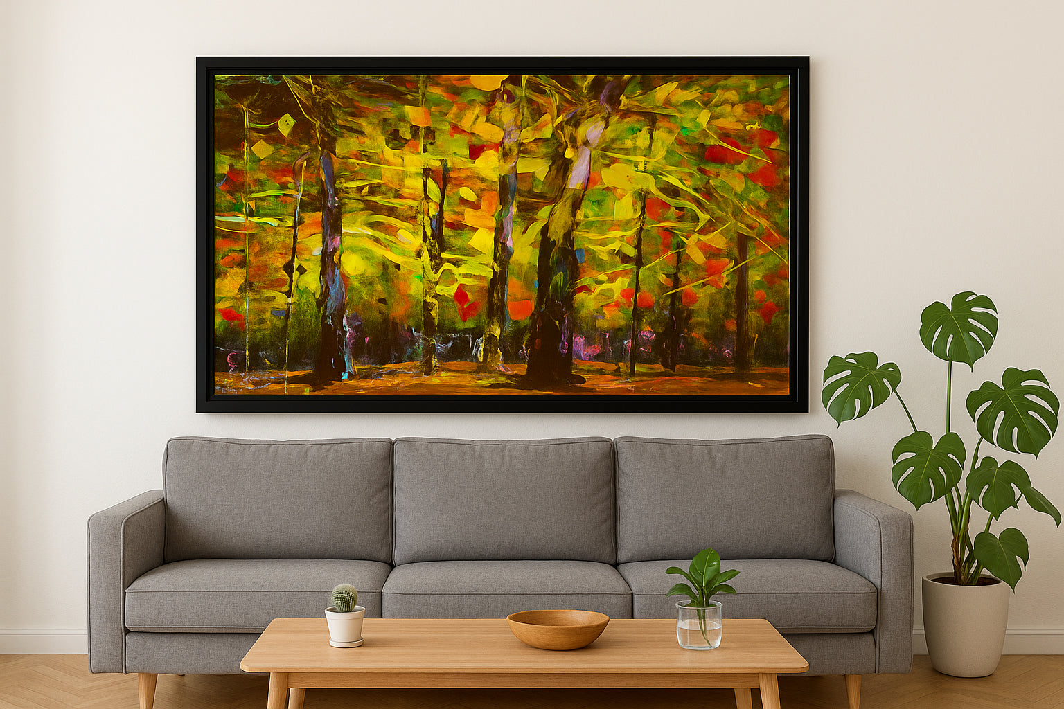 Autumn Grove — Kettle Moraine Abstract Forest – Bob Hundt Photography