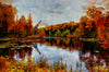 Pictured Rocks Backpacking Autumn Lagoon - Munising, Michigan