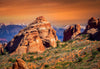 Orange Sky and Mountains - Arches National Park Photograph Bob Hundt Photography 