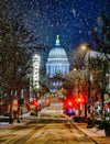 State Street Snowfall 1, Madison, WI Photograph Bob Hundt Photography 
