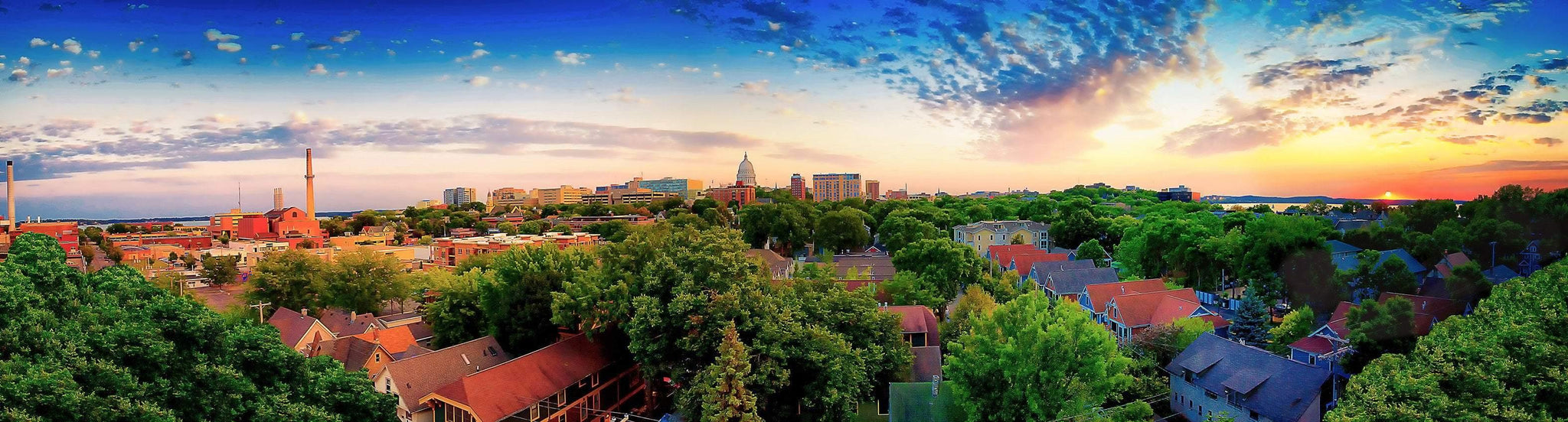 Madison Wisconsin Panorama 