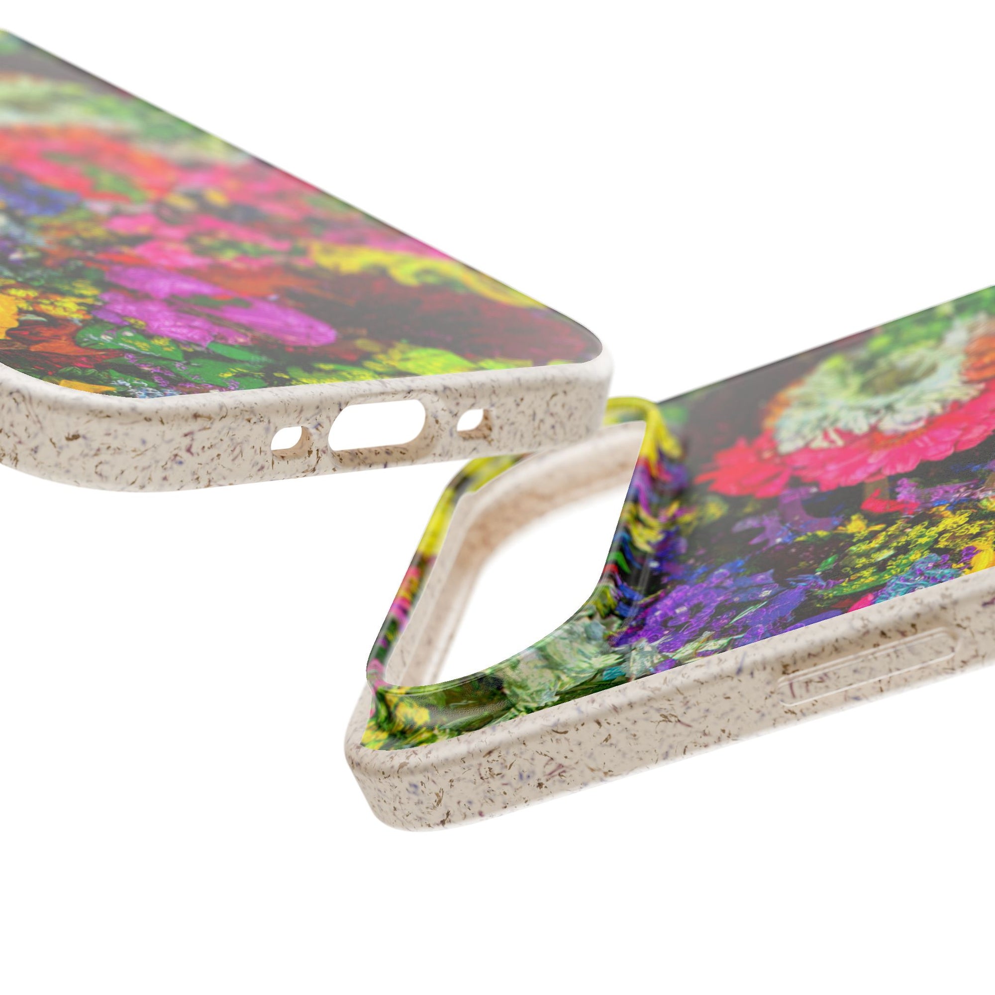 Biodegradable Floral Phone Case — Bright Wildflower Eco Phone Cover
