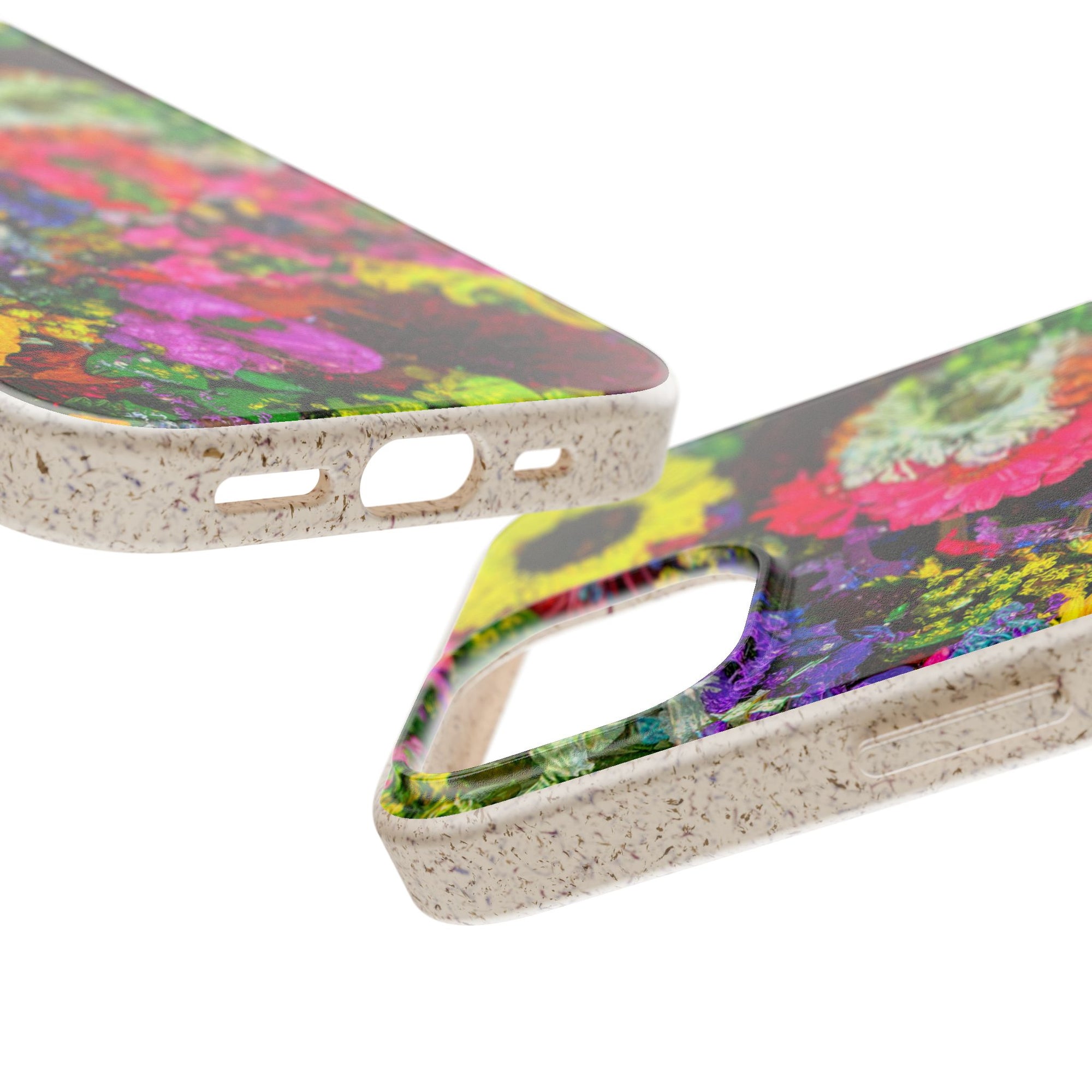 Biodegradable Floral Phone Case — Bright Wildflower Eco Phone Cover