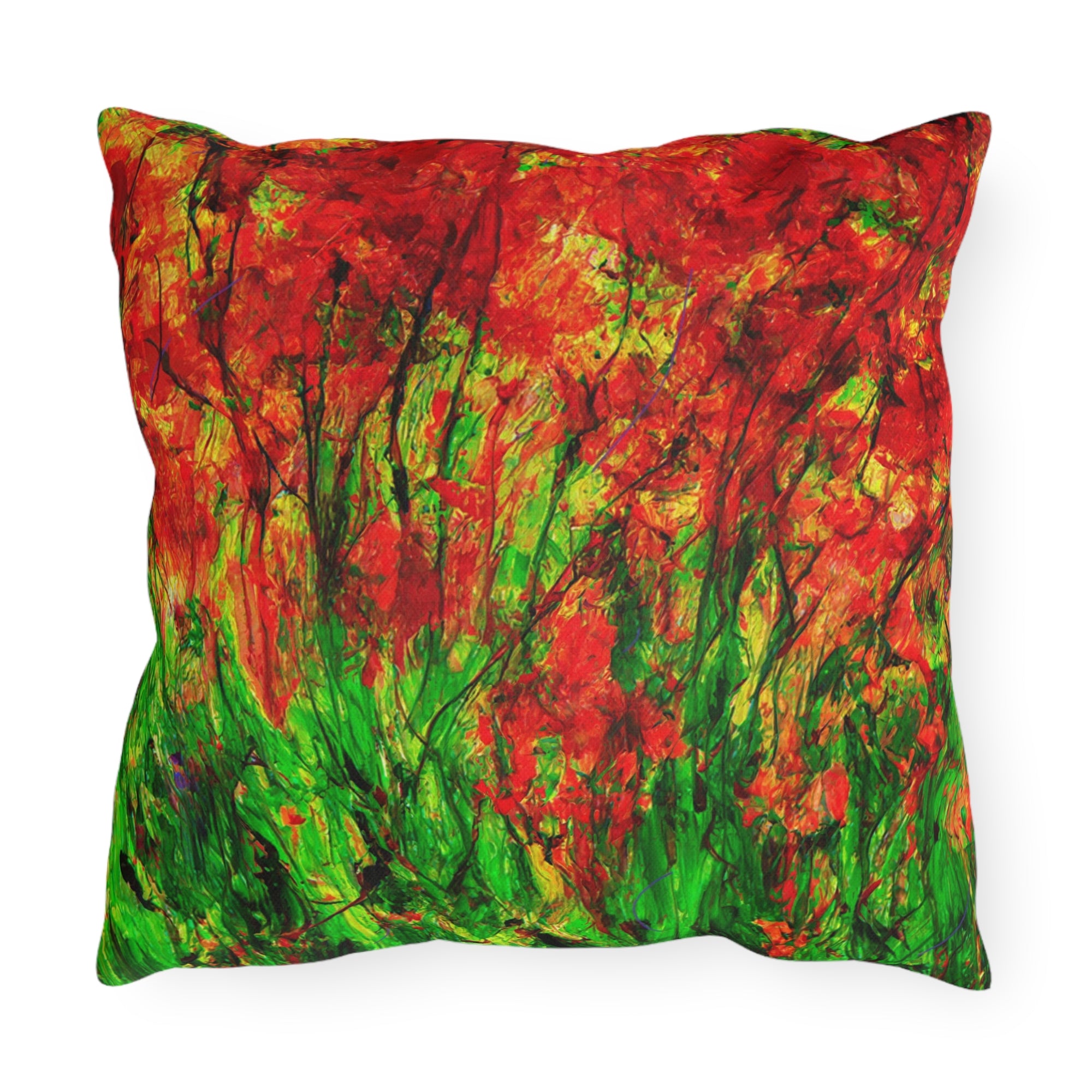 Copy of Dahlia Garden Outdoor Pillow – Vibrant Floral Patio Cushion