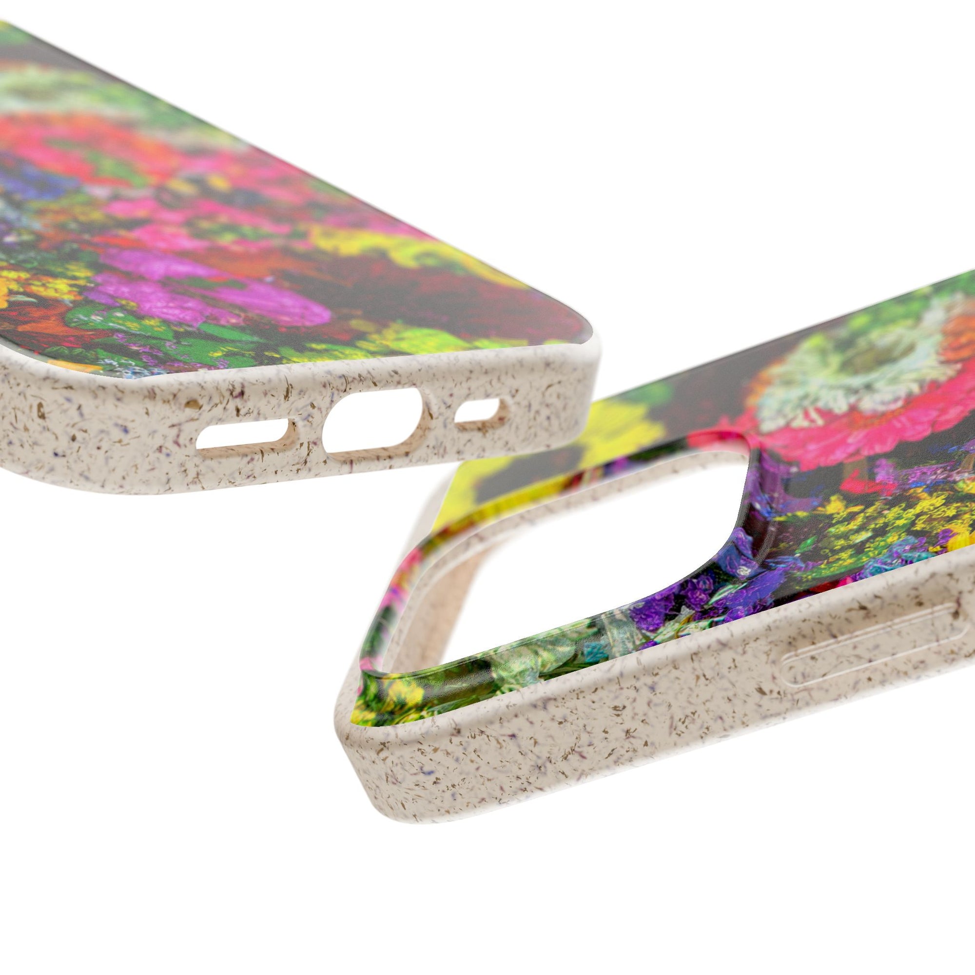 Biodegradable Floral Phone Case — Bright Wildflower Eco Phone Cover