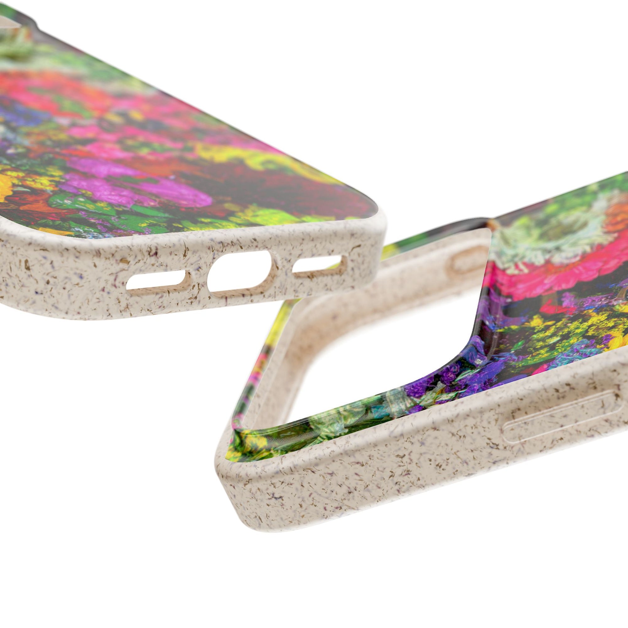 Biodegradable Floral Phone Case — Bright Wildflower Eco Phone Cover
