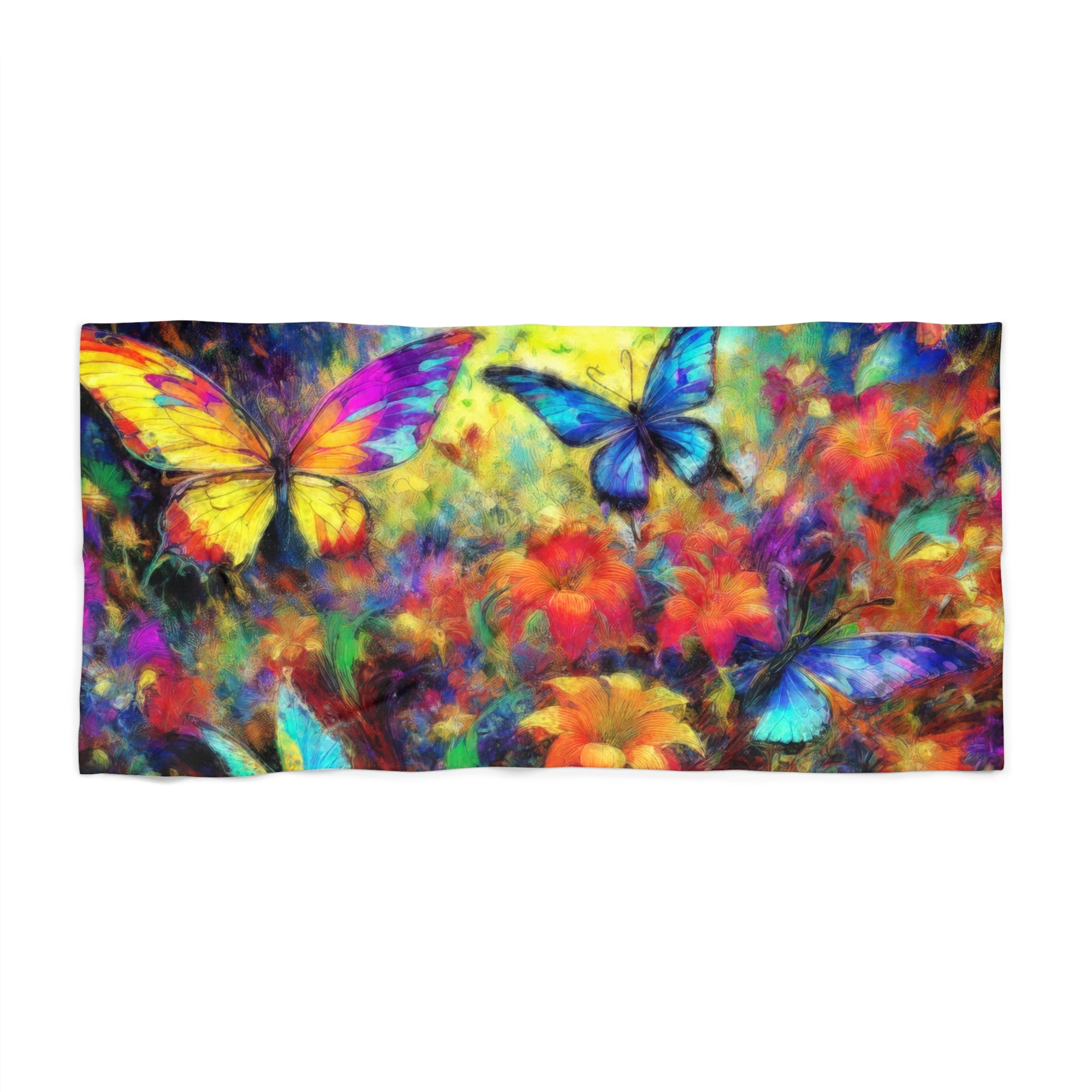 Copy of Copy of Harbor Boats Beach Towel — Colorful Nautical Marina Artwork