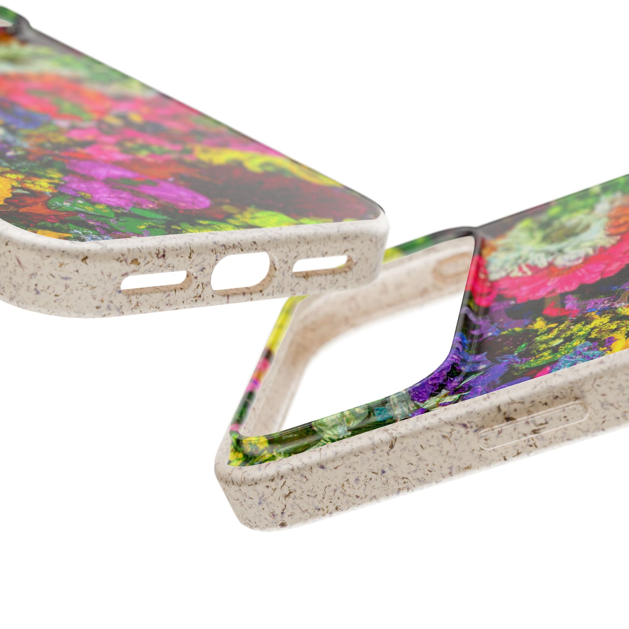 Biodegradable Floral Phone Case — Bright Wildflower Eco Phone Cover