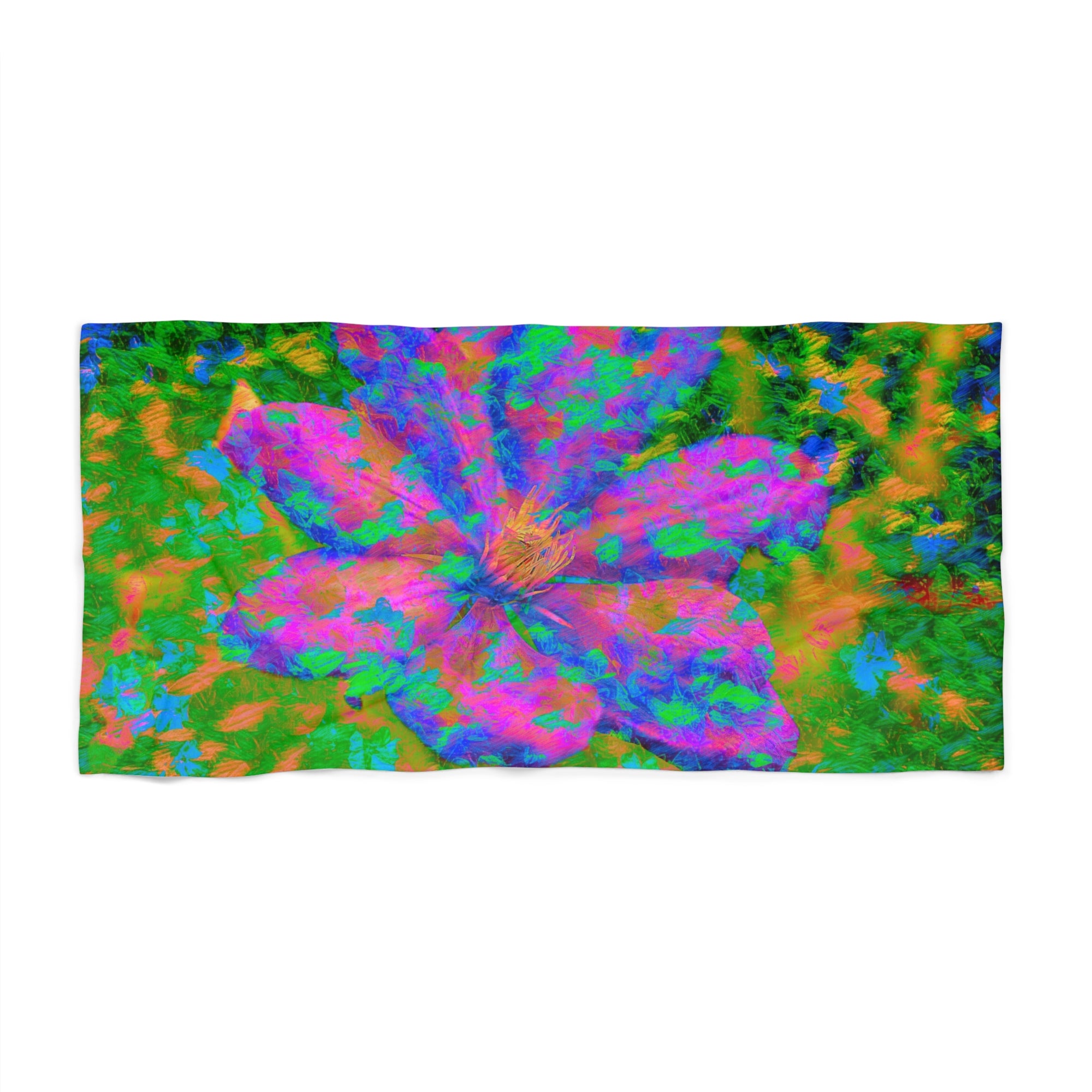 Copy of Copy of Harbor Boats Beach Towel — Colorful Nautical Marina Artwork