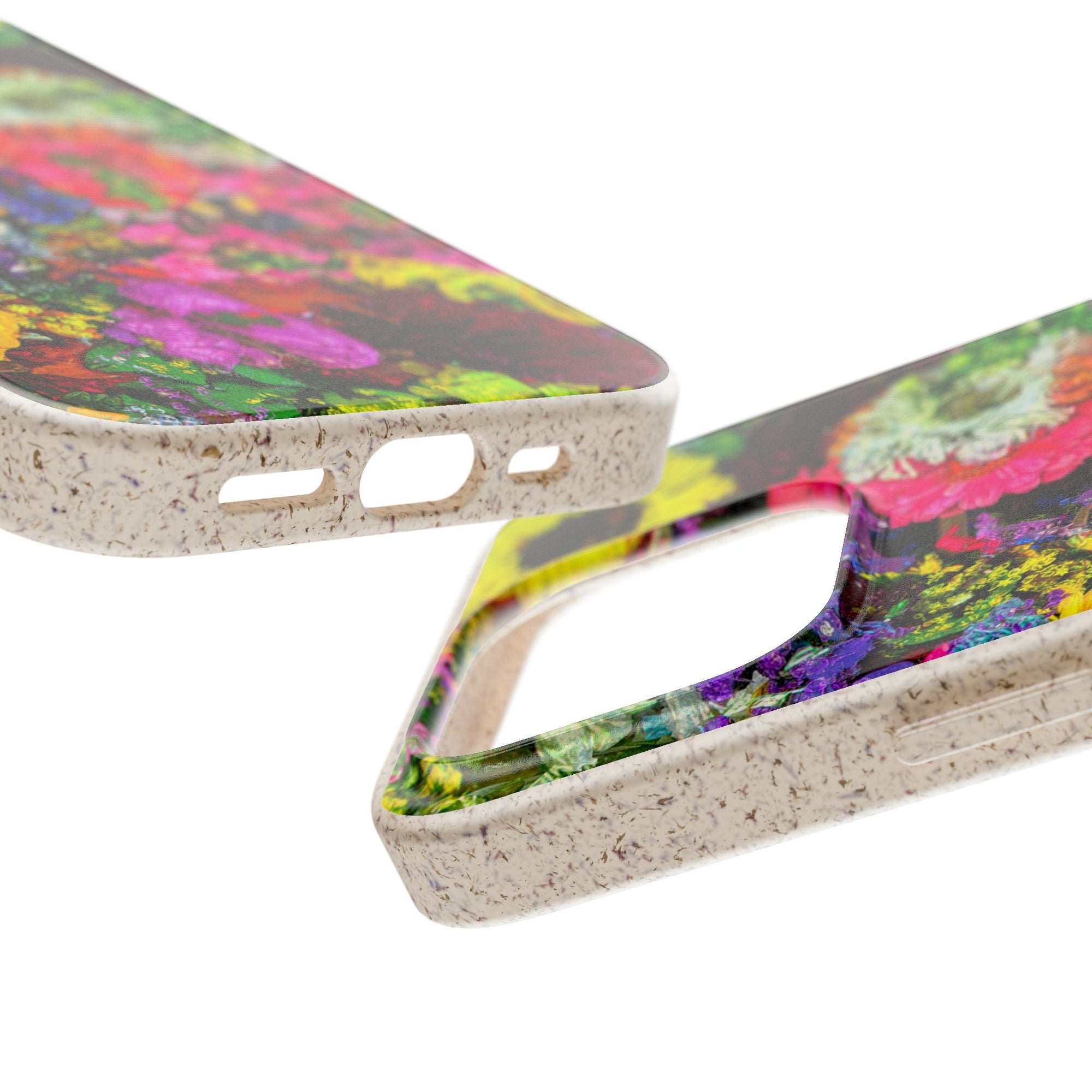 Biodegradable Floral Phone Case — Bright Wildflower Eco Phone Cover