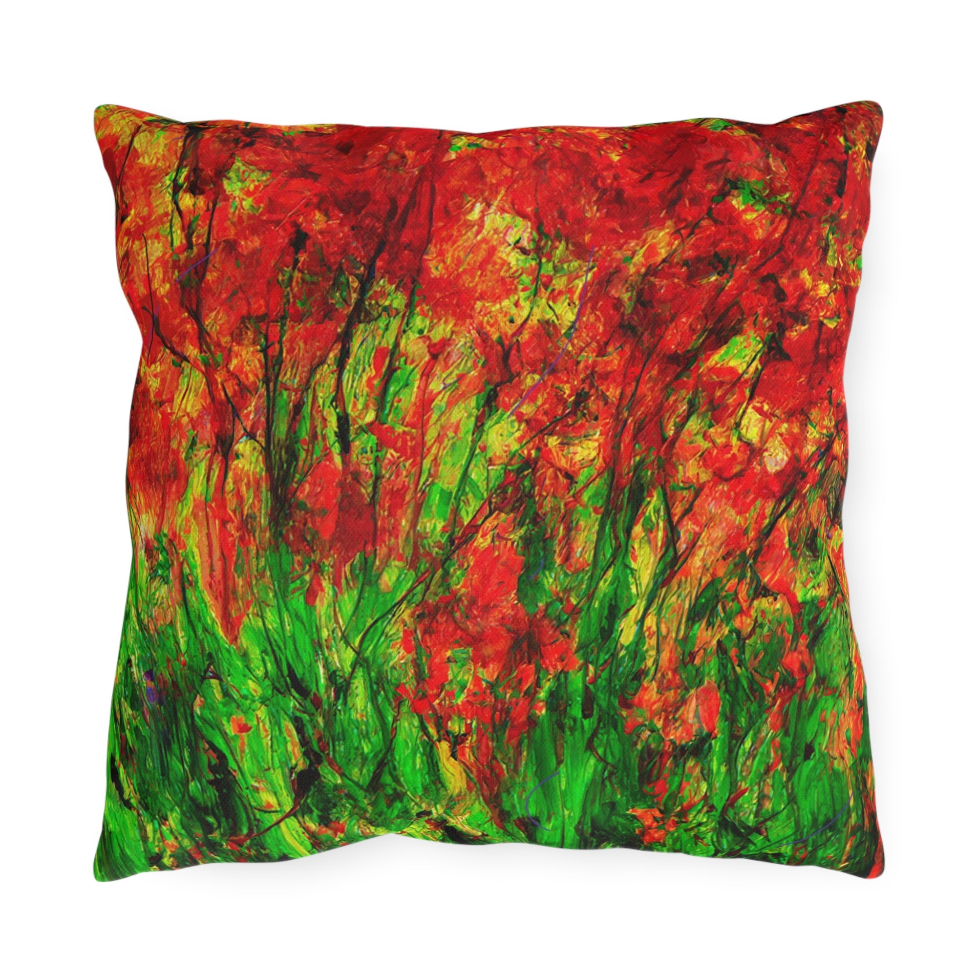 Copy of Dahlia Garden Outdoor Pillow – Vibrant Floral Patio Cushion