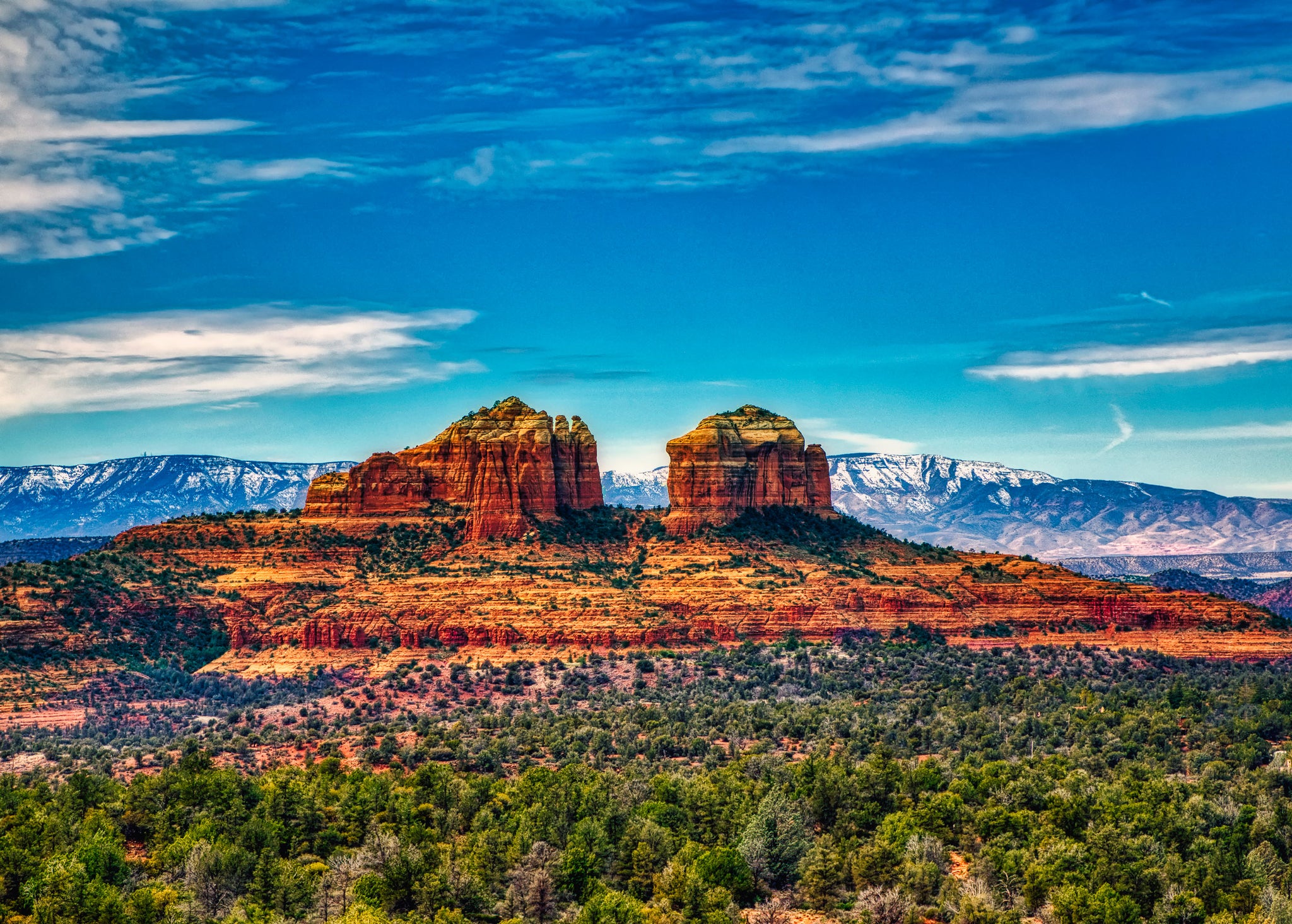 Cathedral Rock Wall Art — Sedona Red Rock Landscape