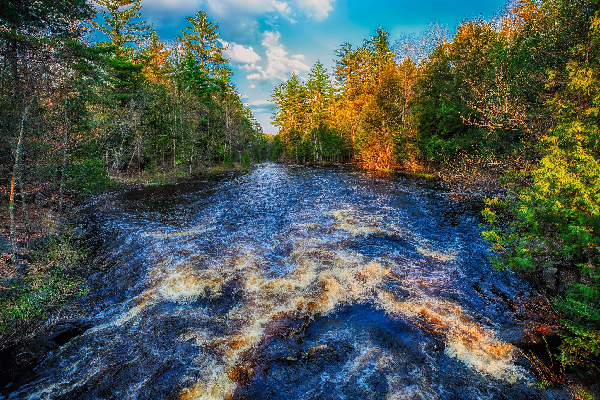 Dave’s Falls Rush – Wisconsin River Landscape