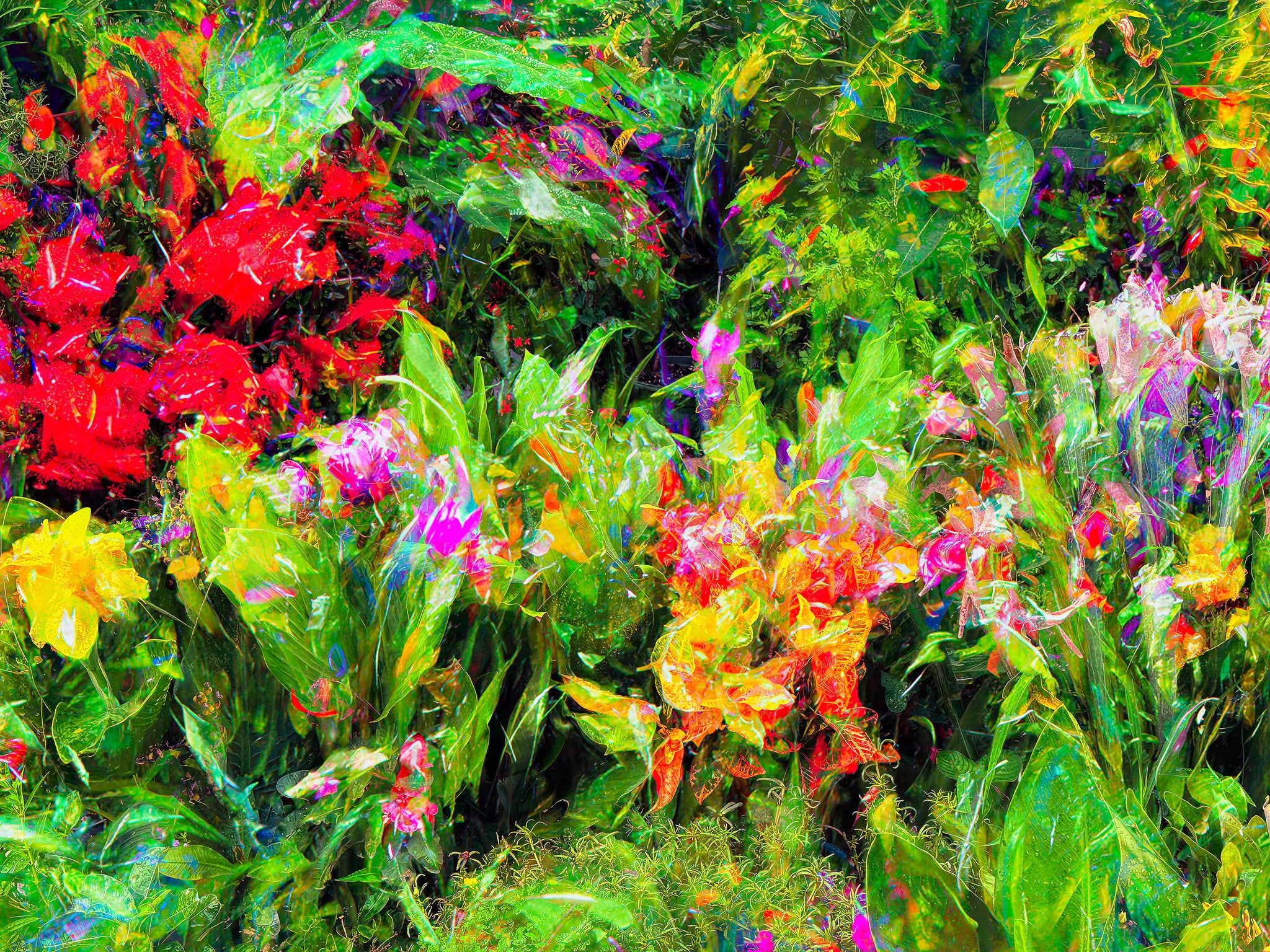 Flower Garden Glow — Abstract Floral Fine Art Photography