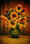 Sunflowers and Vase - Imitating Vincent Van Gogh