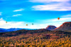 Hot Air Balloons at Sunrise, Sedona Arizona