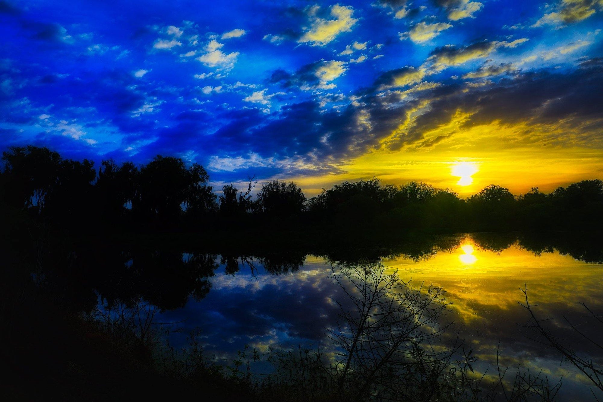 Circle B Ranch Sunrise Florida Photograph Bob Hundt Photography 
