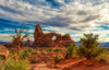 Clouds and Arch - Arches National Park Photograph Bob Hundt Photography 