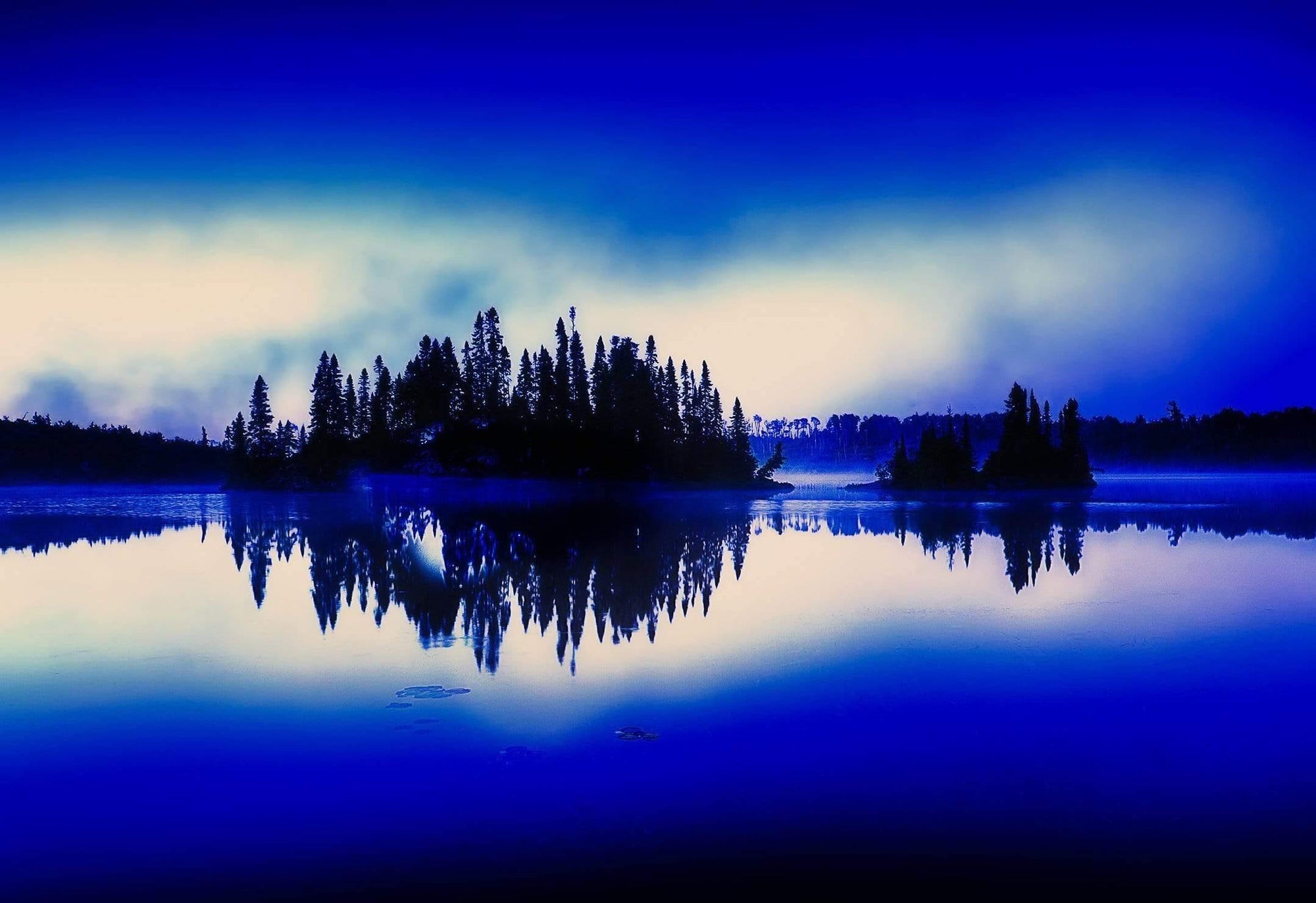 Long Island Lake Sunrise - Canoeing the Boundary Waters, MN Photograph Bob Hundt Photography 