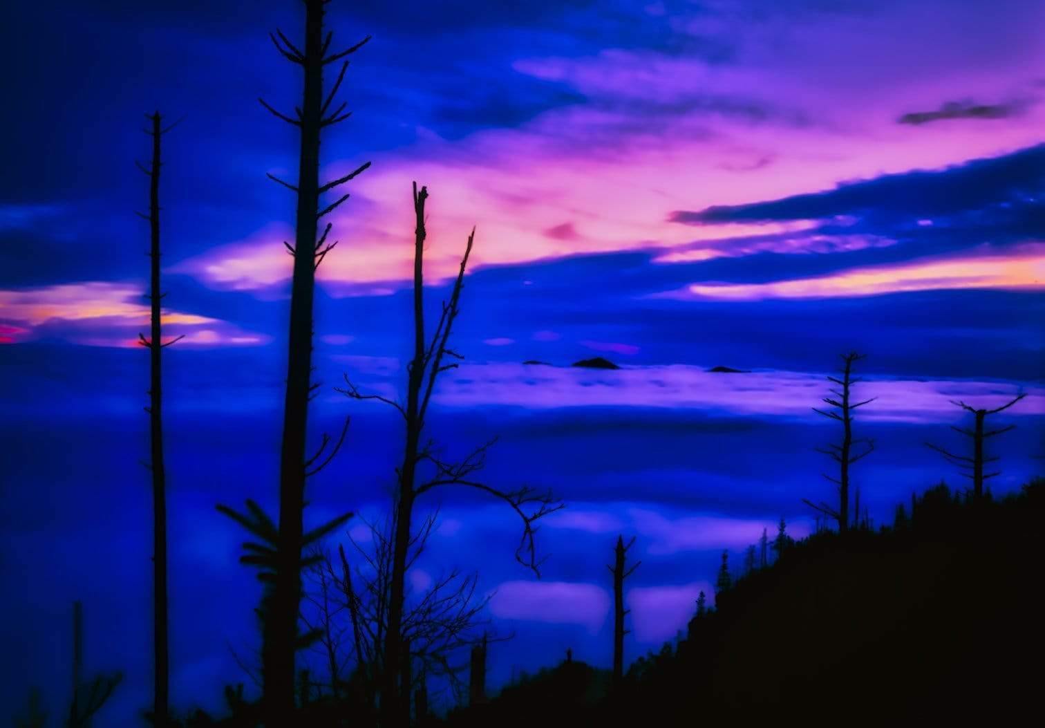 Mt. LeConte Sunrise 2 - The Great Smoky Mountain National Park Photograph Bob Hundt Photography 