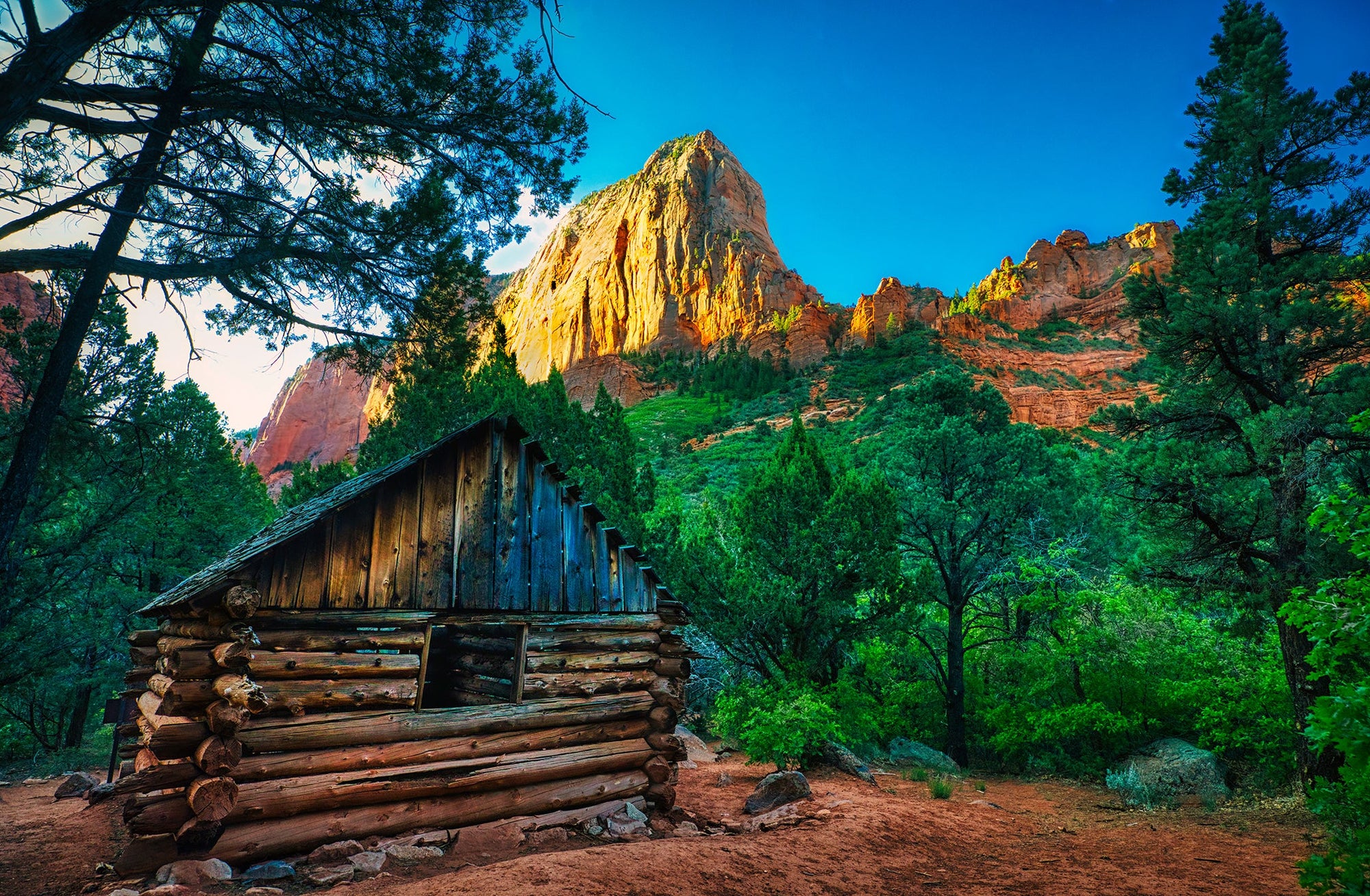 Taylor Creek Trail Cabin 1, Zion National Park Photograph Bob Hundt Photography 