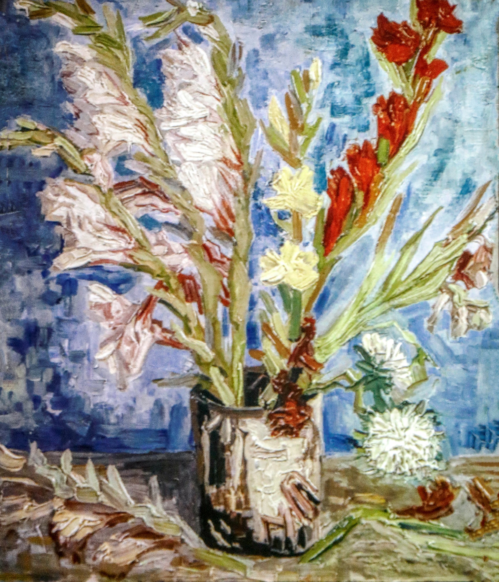 Vase with Gladioli - Van Gogh Reimagined Photograph Bob Hundt Photography 